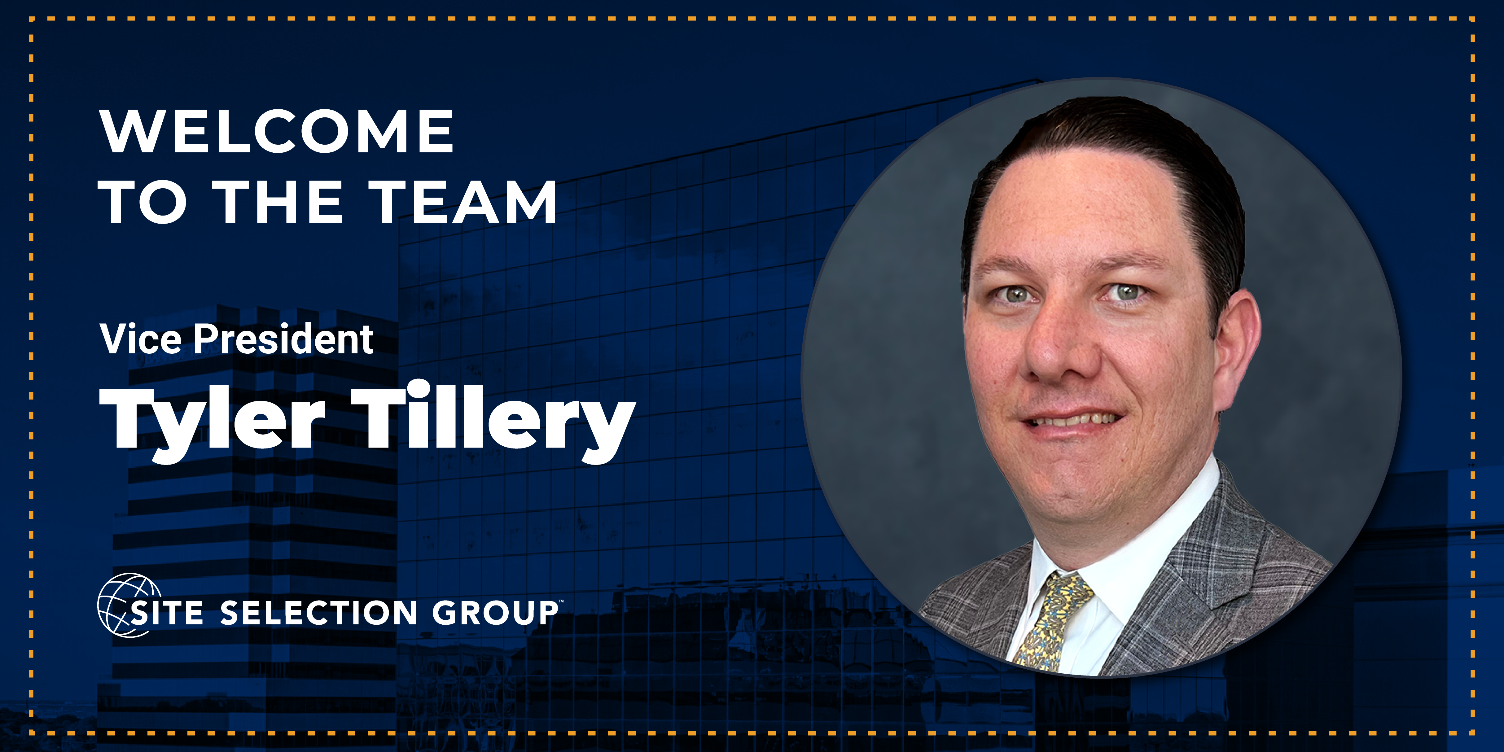 Tyler Tillery Joins Site Selection Group as Vice President